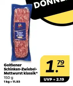 NETTO Golßener schinken-zwiebel-mettwurst klassik Angebot