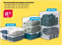 NETTO Klarsichtaufbewahrungsbox mit deckel Angebot