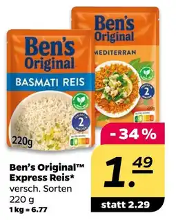 NETTO Ben’s original basmati reis Angebot
