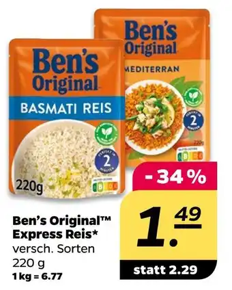 NETTO Ben’s original basmati reis Angebot