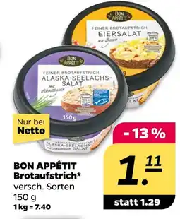 NETTO Bon appétit brotaufstrich Angebot