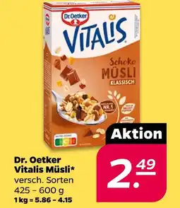 NETTO Dr. oetker vitalis müsli Angebot