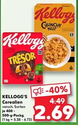 Kaufland KELLOGG'S Cerealien Angebot