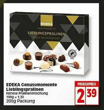 Elli Markt Edeka Genussmomente Lieblingspralinen Angebot