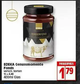 Elli Markt Edeka Genussmomente Fonds Angebot