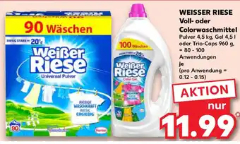 Kaufland WEISSER RIESE Voll- oder Colorwaschmittel Angebot