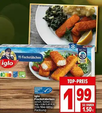 Elli Markt Iglo Fischstäbchen Angebot