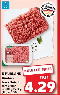 Kaufland K-PURLAND Rinderhackfleisch Angebot
