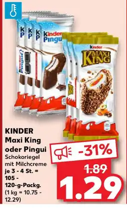 Kaufland Kinder Maxi King oder Pingui Angebot