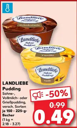 Kaufland LANDLIEBE Pudding Angebot