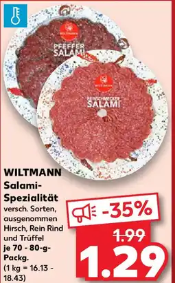 Kaufland WILTMANN Salami- Spezialität Angebot