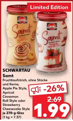 Kaufland SCHWARTAU Samt Angebot