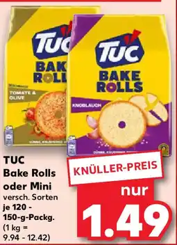 Kaufland LU TUC Bake Rolls oder Mini Angebot