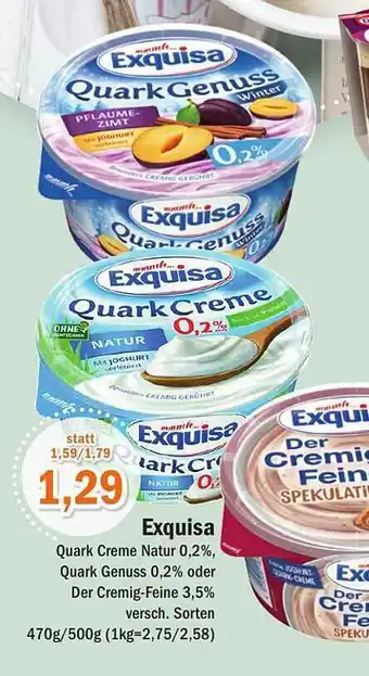 Aktiv Irma Exquisa Quark Creme Natur 0.2% Angebot