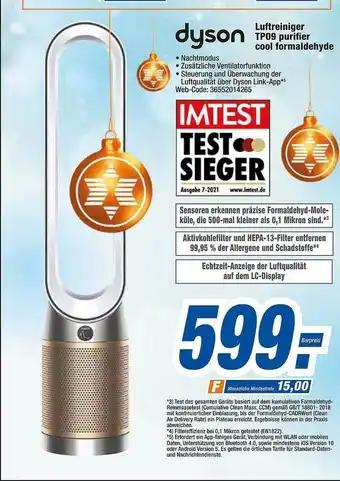 expert Octomedia Dyson Luftreiniger Tp09 Purifier Cool Formaldehyde Angebot