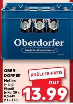 Kaufland Oberdorfer Helles Angebot