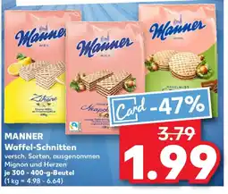 Kaufland MANNER Waffel-Schnitten Angebot