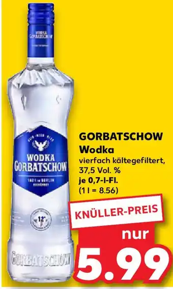 Kaufland GORBATSCHOW Wodka Angebot