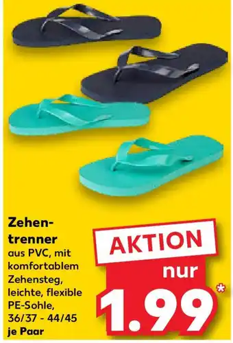 Kaufland Zehentrenner Angebot