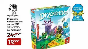 Galeria Pegasus Spiele Dragomino Kinderspiel Des Jahres 2021 Angebot