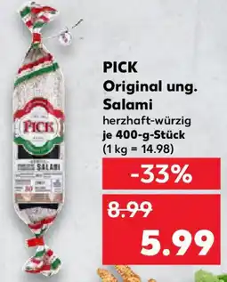Kaufland PICK Original ung. Salami Angebot