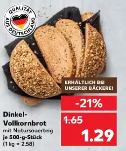 Kaufland Dinkel- Vollkornbrot Angebot