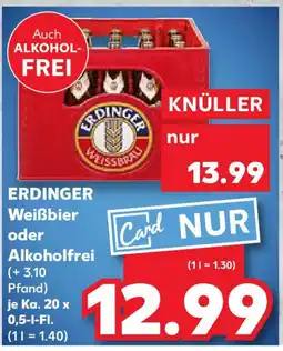 Kaufland ERDINGER Weißbier oder Alkoholfrei Angebot