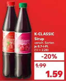 Kaufland K-CLASSIC Sirup Angebot