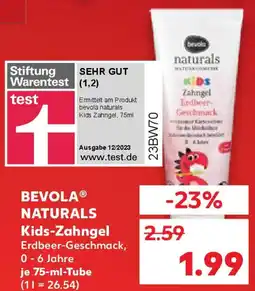 Kaufland BEVOLA NATURALS Kids-Zahngel Angebot