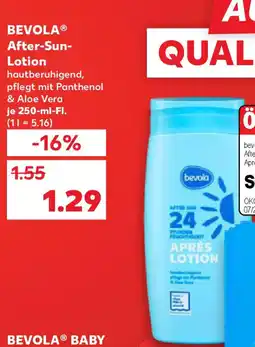 Kaufland BEVOLA After-Sun- Lotion Angebot