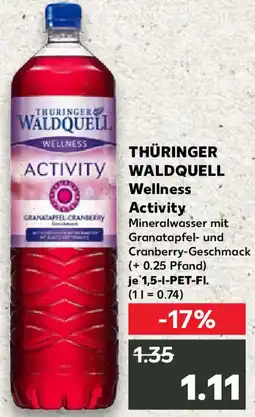 Kaufland THÜRINGER WALDQUELL Wellness Activity Angebot