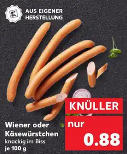 Kaufland Wiener oder Käsewürstchen Angebot