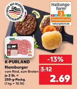 Kaufland K-PURLAND Hamburger Angebot