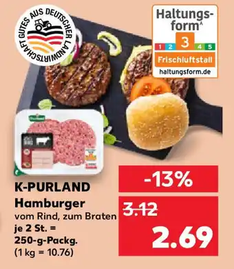 Kaufland K-PURLAND Hamburger Angebot