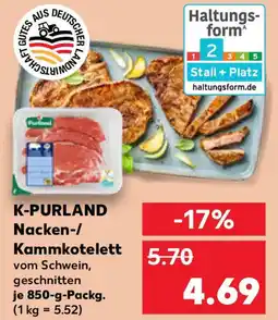 Kaufland K-PURLAND Nacken-/ Kammkotelett Angebot