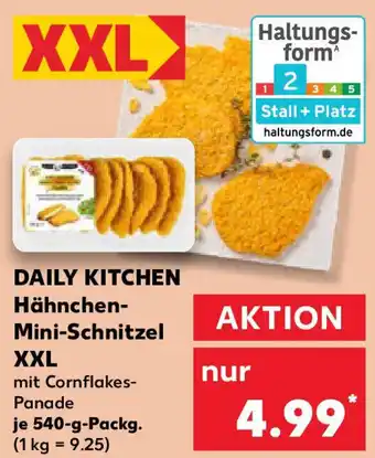 Kaufland DAILY KITCHEN Hähnchen- Mini-Schnitzel XXL Angebot