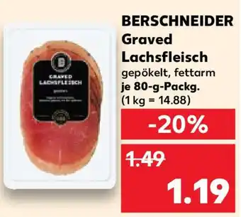Kaufland BERSCHNEIDER Graved Lachsfleisch Angebot