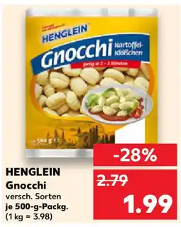 Kaufland HENGLEIN Gnocchi Angebot