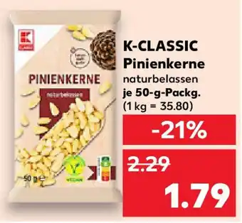 Kaufland K-CLASSIC Pinienkerne Angebot