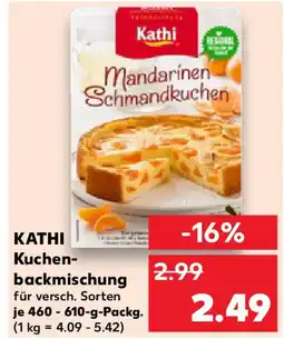 Kaufland Kathi Kuchenbackmischung Angebot