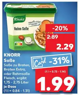 Kaufland KNORR Soße Angebot