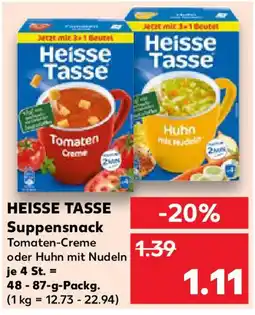 Kaufland Heisse Tasse Suppensnack Angebot
