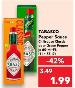 Kaufland TABASCO Pepper Sauce Angebot