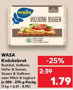 Kaufland WASA Knäckebrot Angebot