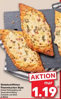 Kaufland Dinkelschiffchen Flammkuchen Style Angebot