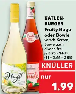 Kaufland KATLENBURGER Fruity Hugo oder Bowle Angebot