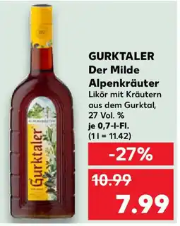 Kaufland GURKTALER Der Milde Alpenkräuter Angebot