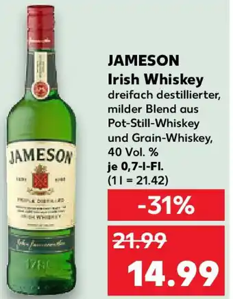Kaufland JAMESON Irish Whiskey Angebot