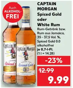 Kaufland Captain Morgan Spiced Gold oder White Rum Angebot