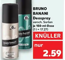 Kaufland BRUNO BANANI Deospray Angebot